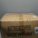5 Inch Dual Layer Memory Foam Mattress Topper, King Size, Medium Firm