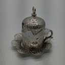 Silver Copper Coffee Pot 