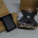 Single Monitor Stand VESA Mount for 13-32 Inch Screens, Free-Standing Monitor Riser with Swivel Tilt Rotation Height Adjustable, Universal Desk Stand up to 44lbs, VESA 75x75, 100x100mm (Black)