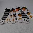 Fuzzy Socks Animal Prints 2 Pairs Kids 10-12 4 Pack (8 pairs)