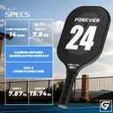 Pickleball Paddles Set of 2 for Beginners, Families & Enthusiasts of All Ages, T300 Carbon-Infused Pickleball Rackets for Better Spin & Control, USAPA Lightweight Pickleball Set with 8 Balls & Bag