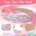 JATEBI 12 Pack Headbands for Women Girls Fashion Cute Headbands Non Slip Colorful Floral Plaid Pearl Solid Hair Accessories Multi-style Headband Pack