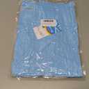 MAGCOMSEN Womens Yoga Pants High Waisted Tummy Control Leggings with Pockets Athletic Leggings Ankle Length Light Blue, L