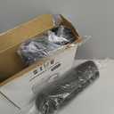 SIUQ 150 Pack Coffee Cup lids, Disposable Plastic Cup Lids for 10, 12, 16, 20, 24 oz Paper Cups, Hot/Cold Drinking Cup Lids, 3.54 Inches/90 mm Diameter - Black