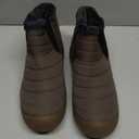 COSMOBETTY 1 Pair Winter Boots for Men Green Color Waterproof and Warm for Snowy, Size 42