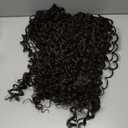 LONAI 4PC Clip in Hair Extensions, 100 Pure Protein Silk Curly Hair Extension for Women, 26 Inch Long Soft Natural Hair Extensions-Dark Chocolate Brown