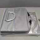 TOMKID Fireproof File Cabinet with Lock, Fireproof Document Organizer Collapsible File Box Filing Cabinet with Handle for Letter Legal Folder Certifications (Silver)