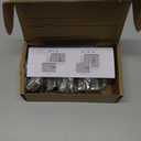 Ravinte 10 Pack 5 Pairs Semi-Overlay 1/2 inch Self-Closing Face Frame Cabinet Hinges Antique Brass Half Wrap-Around Kitchen Cabinet Door Hinges Face Mount Cabinet Hardware