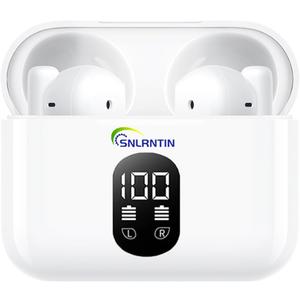 2 x Wireless Earbuds Bluetooth 5.3 Headphones, X87 Waterproof Stereo Ear Buds with Microphone, in-Ear Earphones with LED Power Display for iPhone/Andriod Cell Phone/Work/Sports, 40H Playtime