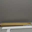 BlindsAvenue Cellular Honeycomb Cordless Shade, 9/16" Single Cell, Light Filtering, White, Size: 25" W x 72" H (Cotton)