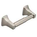 Moen Contemporary Brushed Nickel Toilet Paper Holder, Modern Wall Mounted Toilet Roll Holder, P5050BN
