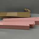 Floating Shelves for Wall, 23 Inch Metal Nursery Book Shelves 4 Pack, Wall Mounted Book Shelf for Kids Room, Bedroom, Bathroom, Playroom Decor (Pink)