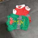 2 Pack Christmas Dog Shirts Santa Elf Print Christmas Outfit Santa Costume Pet Apparel for Small Dogs and Cats , S