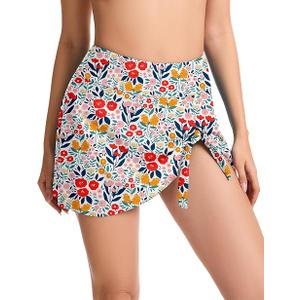 Soneven Women Swim Skirt with Tie Knot Tankini Swimsuit Bathing Suit Bottoms for Women (M)
