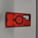 for Samsung Galaxy S23 Ultra Case, [Compatible with Magsafe] [Invisible Built in Stand & Ring Holder] MIL-Grade, Dual Layer Shockproof Full Protective Case for Galaxy S23 Ultra-Red