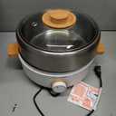 2.5 Qt White Electric Nonstick Multi-Cooker Hot Pot & Grill