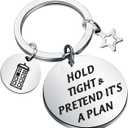 UJIMS Movies Inspired Keychain Movies Fans Gift Police Box Key Ring Merchandise Whovian Gift(TD Inspired Keychain)