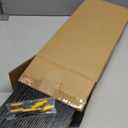 QEEIG Bathroom Floating Shelves for Wall - 15.7" Wall Mounted Shelf Over Toilet Farmhouse Home Decor Display Bookshelf Small 15.7 x 6.7 inch Set of 2, Black (008-40B)