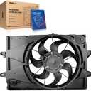 KAX Engine Radiator Cooling Fan, Compatible with 2010-2017 Equinox 2.4L, 2010-2017 Terrain 2.4L, Replace # 76271, 6010067, 2811870, 420119, FA70842, 621456