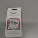 2 x 24 Pcs Press on Nails Short Almond - ZIFANHU Black White French Fake Nails Press ons Nail Art Tip Full Cover Acrylic Pink False Nails with Cute Flower Glod Lines Design Glue on Nails for Women