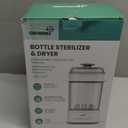 Bottle Sterilizer and Dryer, Compact Electric Steam Baby Bottle Sterilizer (Esterilizador de Biberones), Bottle Sanitizer for Baby Bottles, Pacifiers, Pump Parts Blue