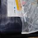 Inground Pool Cover Safety Fits Rectangle Swimming Pool, Mesh Solid Pool Cover for Inground Pools,Winter Pool Safety Cover Includes Safety Net and Installation Tools Blue (Blue, Fits 20x40ft Pools)