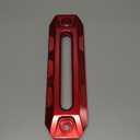 Rope Guide Nylon Rope Winch Rope Fairlead Off-Road Vehicle Winch Aluminum Guide Rope Stopper Accessories (Red)