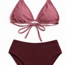 Cupshe Bikini Set With High Waisted Bottom, M