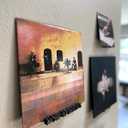 Now Spinning Vinyl Record Wall Mount Display/Shelf | Hang Albums Without Wall-Damage | Perfect for Office, Home, Dorms, and Apartments (Now Spinning + 2 Mounts, White)