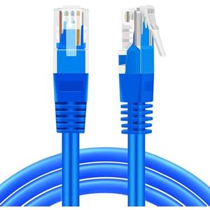 TNP Cat 5e Ethernet Cable 10ft, Cat 5 Internet Patch Cable Cat5e Cable RJ45 Connector LAN Network Cable Cat5 Wire Patch Cord Snagless Computer Ether Wire (10 Foot Blue)