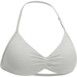 VOYJOY Impact Strappy Bra Sports Bras for Women Basic Crop Workout Sexy Tank Gym Yoga Bra (White, XL)