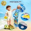 Busy Board Montessori Toys for Toddlers 1-3 Busy Book Sensory Toys for Girls Boys,Airplane Travel Activity Book Toy for 1 2 3 Year Old Birthday Gift,Fine Educational Preschool Learning Toy