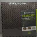 ProsourceFit Puzzle Exercise Mat  in, EVA Interlocking Foam Floor Tiles for Home Gym, Mat for Home Workout Equipment, Floor Padding for Kids, Brown, 24 in x 24 in x  in, 24 Sq Ft - 6 Tiles