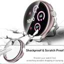SOLOLUP 3 Pack PC Case Compatible With Google Pixel Watch 4 Screen Protector 45mm Men Women,All-Round Hard PC Protective With HD Tempered Glass Face Bumper Cover for Google Watch 4 Case (2025) 45 mm