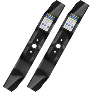 GICOOL 942-0610A Mower Mulching Blades (2 Pack) for 38" Deck MTD, Cub Cadet, Troy-Bilt, Bolens - Replaces 742-0610, 742-0610A, 942-0610 - Fits Huskee LT3800 & Murray