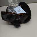Fit Over Wrap Sunglasses Polarized Lens Wear Over Eyeglasses 100% UV Protection for Men and Women (Brown, M)