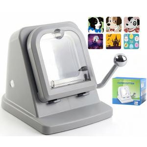 2x2in Magnet Maker Paper Cutter, Square Paper Punch Button Maker Tools for Fridge Magnets Button Making, ≥1 Million Cuts