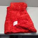 Red Throw Blanket 50"60" inches Gifts for Mom Fuzzy 3D Jacquard Decorative Flannel Fleece Super Soft Plush Cozy Blanket for Couch Sofa Chair Lightweight