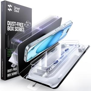 SMARTDEVIL 3 Pack Tempered Glass for iPhone 15 Screen Protector, Military-Grade Shatterproof Protection, 9H Hardness, Fast & Easy Installation, Case Friendly Design