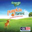 Emerald Pet Pumpkin Mini Trainers Dog Treats, 6 oz - Support Healthy Digestion, Allergen-Friendly, Vegetarian, Low-Fat, Grain Free, Made in USA