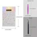 5D Spring Flower Nail Sticker Relief Back Glue Daisy Lavender Nail Art Stickers Self Adhesive Lily Tulip Orchid Designs Nail Decals Spring Nail Art Decorations for Womens Manicure DIY