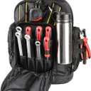Olympia Tools Tool Backpack, Moulded Waterproof Base, Padded Shoulder Straps, Breathable Padded Back for Comfort