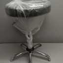 Minimalist Square Swivel Stool with Wheel for Work SPA Shop Massage Height-Adjustable and Cost-Effective Rolling Stool Chair (Green)