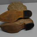 IUV Cowboy Boots for Women Mid Calf Fashion Cowgirl Boots with Embroidery Western Snip Toe 8.5