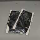 GCB 2Pack Black Metallic Tinsel Foil Fringe Curtains, Black Foil Curtain Backdrop, Photo Booth Props for Birthday Wedding Baby Shower Bachelorette Xmas Celebration Party Decorations Door Streamers