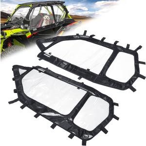 StarknightMT RZR 1000 XP Cab Enclosure Upper Doors, RZR 2 Seat Soft Side Windows With Zipper Vent Compatible With Polaris 2014-2023 RZR 1000 XP/TURBO RZR 1000 XP Accessories