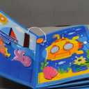 Mootop Busy Book for Toddlers, Busy Board Felt Quiet Book for Baby Sensory Board Learning Activities Travel Toys for Fine Motor Skills, Quiet Book with Life Skills, Cognition, Sorting, Matching