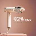 Shark XSKHD3RRBA SpeedStyle Express Touchup Brush, Attachment for Shark SpeedStyle Blow Dryers (Work with HD3xx Series only), Hair Drying & Styling Tool, for Shaping Bangs, for All Hair Types, Stone