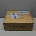 Boho Tripod Floor Lamps for Living Room, Rattan Wood Floor Lamp with Fabric Shades, Mid Century Standing Lamp with Shelf, Foot Switch, Modern Farmhouse Tall Lamps for Bedroom Office Brown