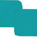 Sqodok Patio Cushion Covers, Waterproof Outdoor Cushion Covers Replacement, Patio Cushion Seat Slicovers for Sectional Sofa, Chair, Outdoor Wicker Patio Sofa (Sky Blue, 21"x19"x3"-2 Pack-Cover ONLY)